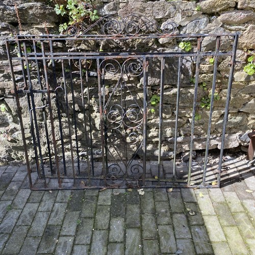 Wrought iron driveway gate - iron,