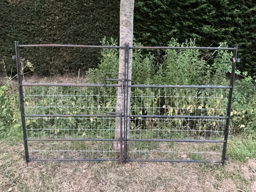 Pair iron gates - pair, of