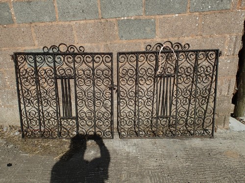 Wrought iron driveway - iron,