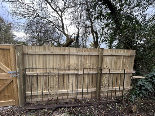 Wrought iron driveway - wrought,