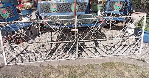 Wrought iron driveway - wrought, gates-