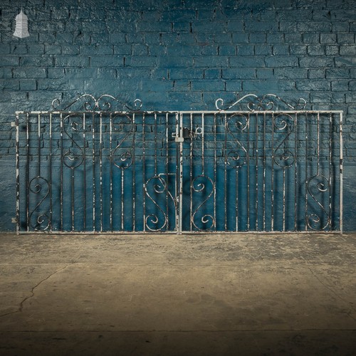 Wrought iron driveway gates - iron,