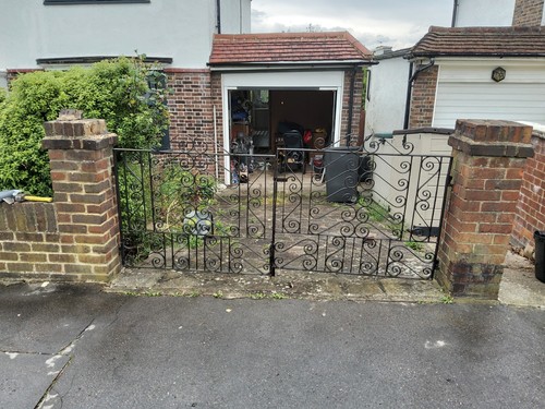Wrought iron driveway - ☆☆wrought,