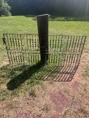 Double wrought iron gate 3m - double,