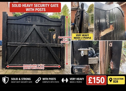 Heavy duty wooden security - heavy,