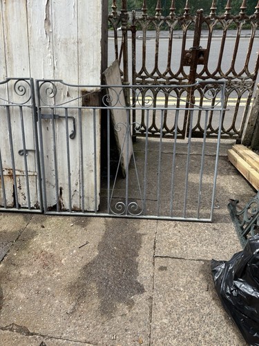 Pair galvanised driveway - of,