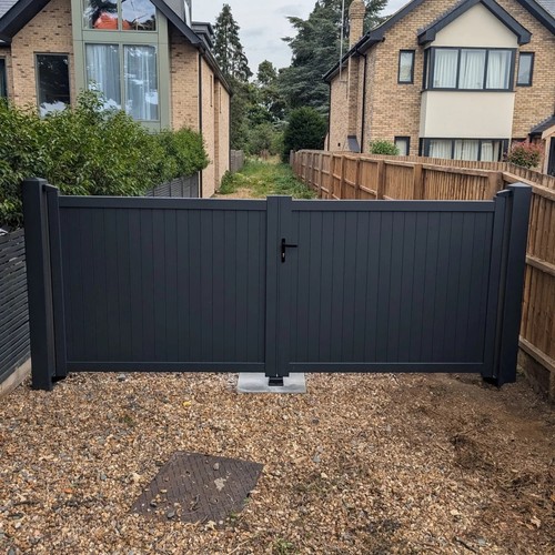 Aluminium flat top - aluminium, driveway