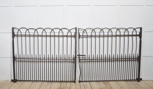 Pair 19th century cast and - pair,